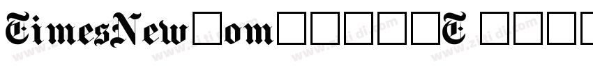 TimesNewRomanPSMT 常规字体转换